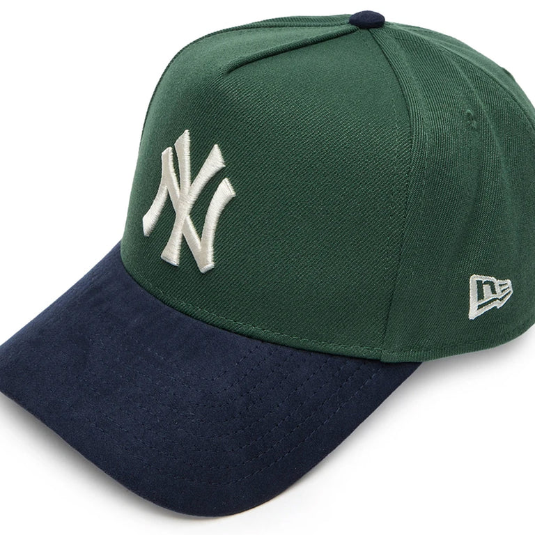 New Era MLB New York Yankees Suede Visor E-Frame Cap - 2
