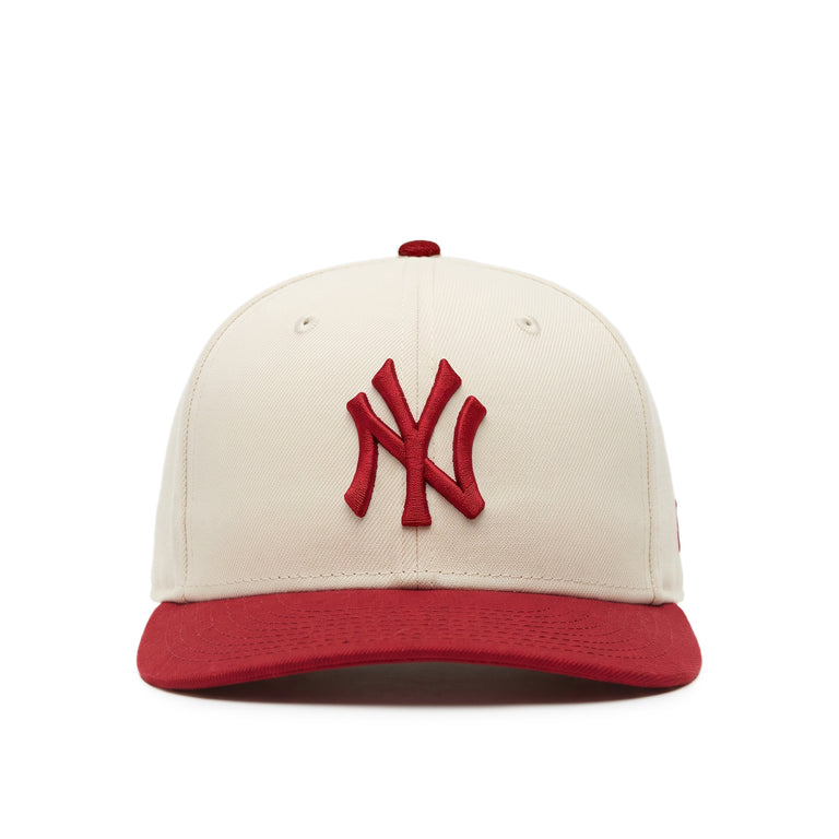 New Era MLB New York Yankees 59FIFTY Fitted Cap - 7 / Cream / Red
