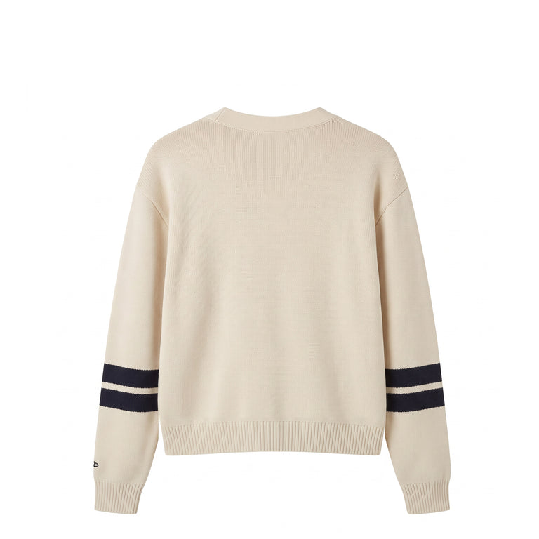 New Era New York Yankees MLB Knit Cardigan - XXL / Light Beige - 2
