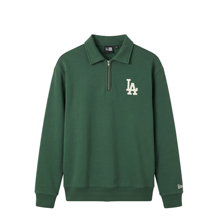 New Era LA Dodgers MLB 1/4 Zip Sweater - XXL / Dark Green - 1

