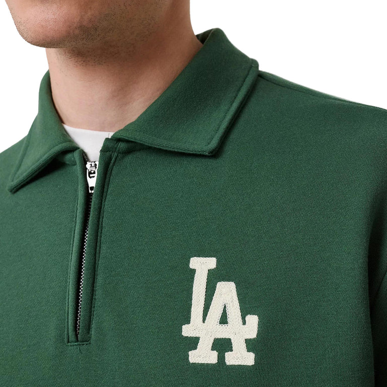New Era LA Dodgers MLB 1/4 Zip Sweater - XXL / Dark Green - 3
