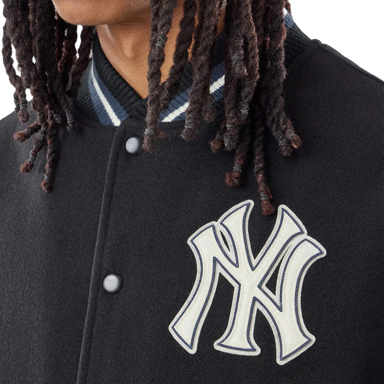 New Era New York Yankees MLB Varsity Jacket - XXL / Black - 3
