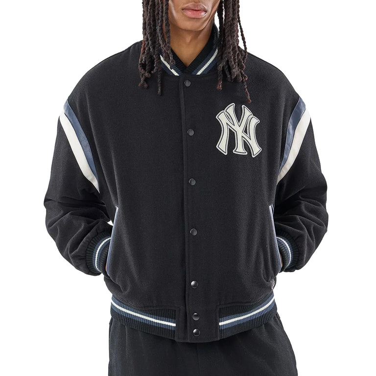 New Era New York Yankees MLB Varsity Jacket - XXL / Black - 5
