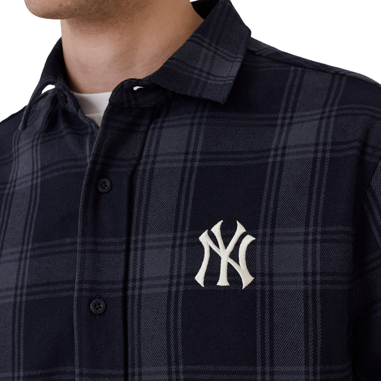 New Era New York Yankees MLB Plaid Shirt - M / Navy - 3
