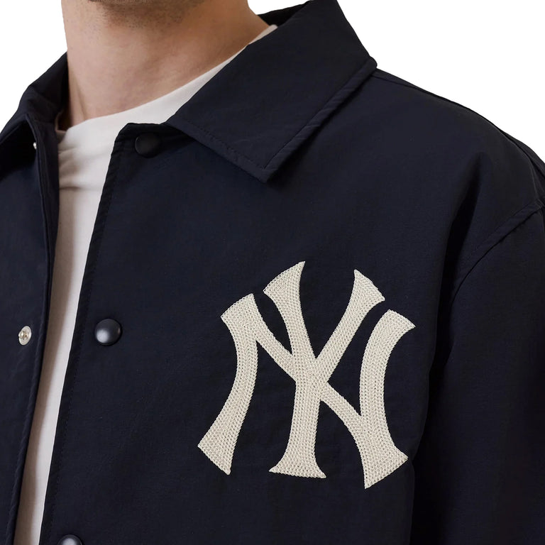 New Era New York Yankees MLB Coach Jacket - M / Navy - 3
