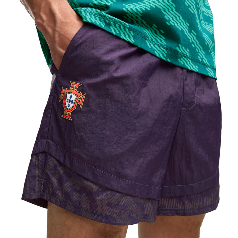 Puma x FPF x Salehe Bembury Portugal King Relaxed Shorts - S / Deep Plum - 3