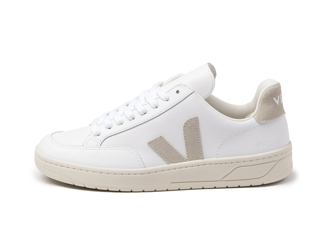 Veja V Veja Baskets Campo Chromefree blanc et rouge en cuir