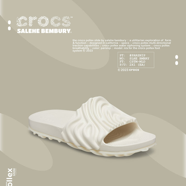 Crocs x Salehe Bembury The Pollex Slide onfeet