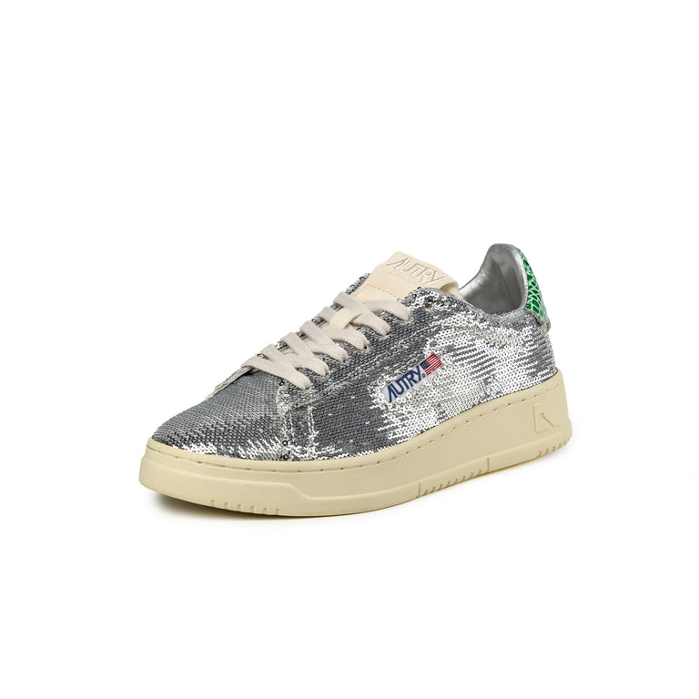 Autry Dallas Low W *Sparkling* - 42 / Silver / Green - 2
