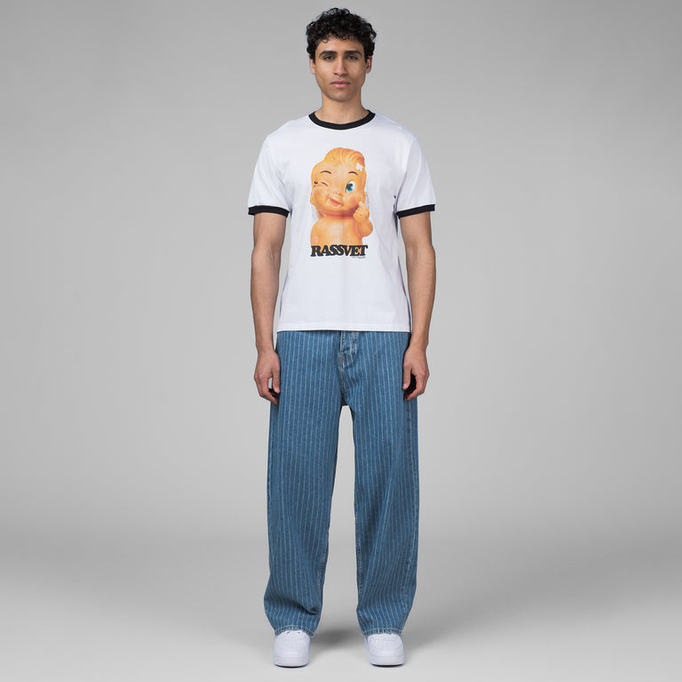Drole de Monsieur Le Jean Baggy Rayures