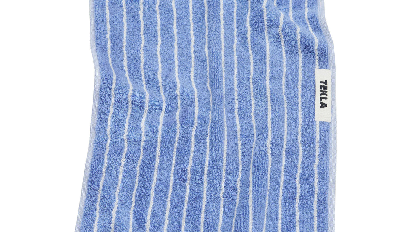 タオル AURALEE x TEKLA BATH TOWEL MIST STRIPES Terry towel – Mist Stripes | Tekla Fabrics