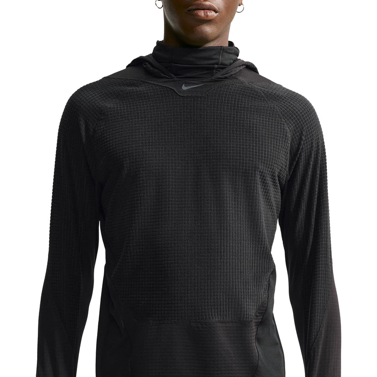 Nike	Stride Therma-FIT Winterized Running Mid Layer - XXL / Black / Black / Black / Reflective Black - 4
