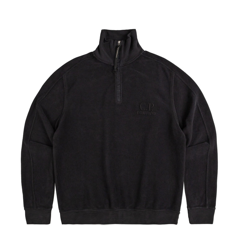 C.P. Company Brushed Emerized Quarter-Zip Sweatshirt