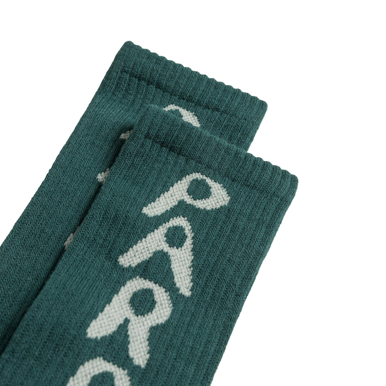 By Parra Hole Logo Crew Socks