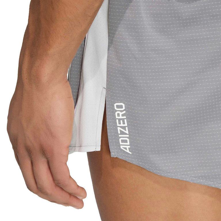 Adidas	Adizero Archive Running Shorts - L / Grey Three / Grey One - 5