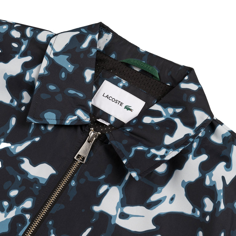 Lacoste Print Motif Water-Repellent Windbreaker