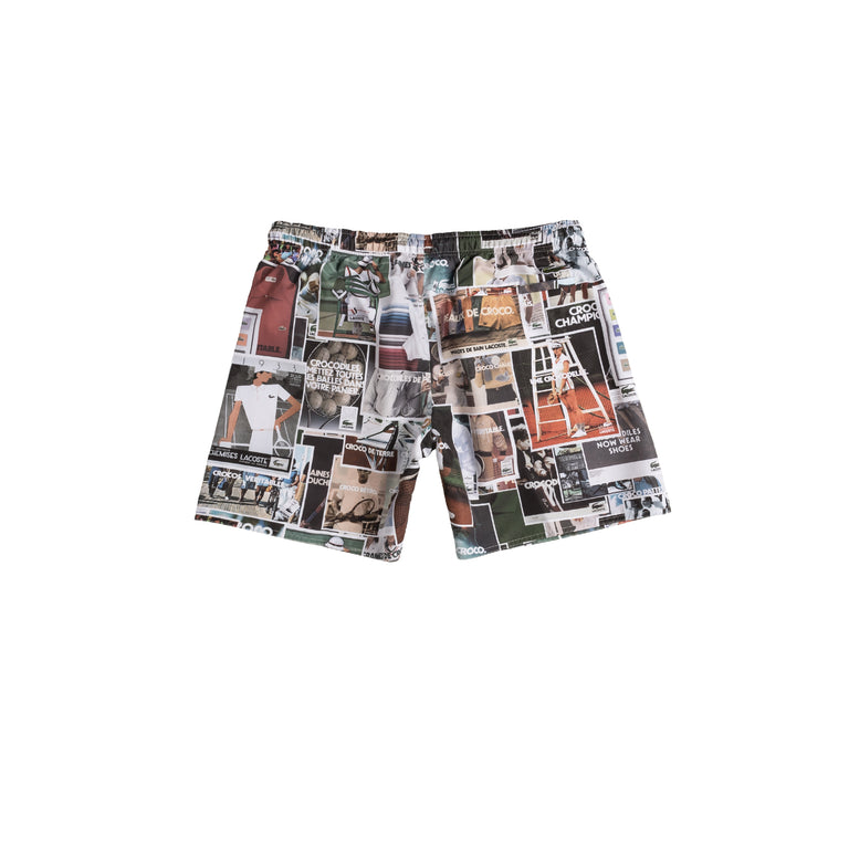 Lacoste 70’s Print Swim Trunks