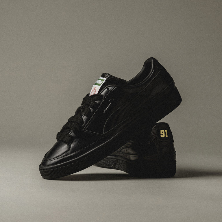 Puma classic leather online black