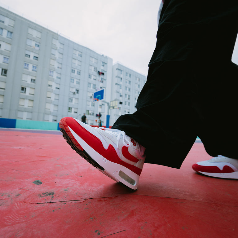 Nike Air Max 1 '86 Big Bubble “Sport Red” on feet! 🔥🫧 #fyp #nikeair