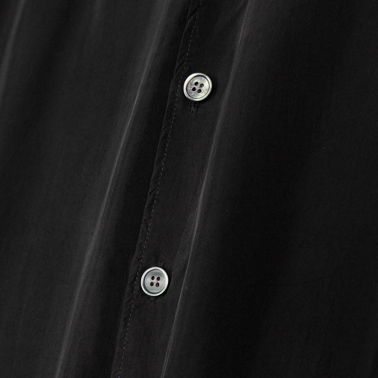 Our Legacy Beyond Short Sleeve Shirt - 48 / Char Black / Dustveil - 3