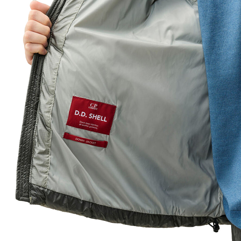 C.P. Company D.D. Shell Hooded Down Puffer Jacket - XXL / Flint Grey - 6
