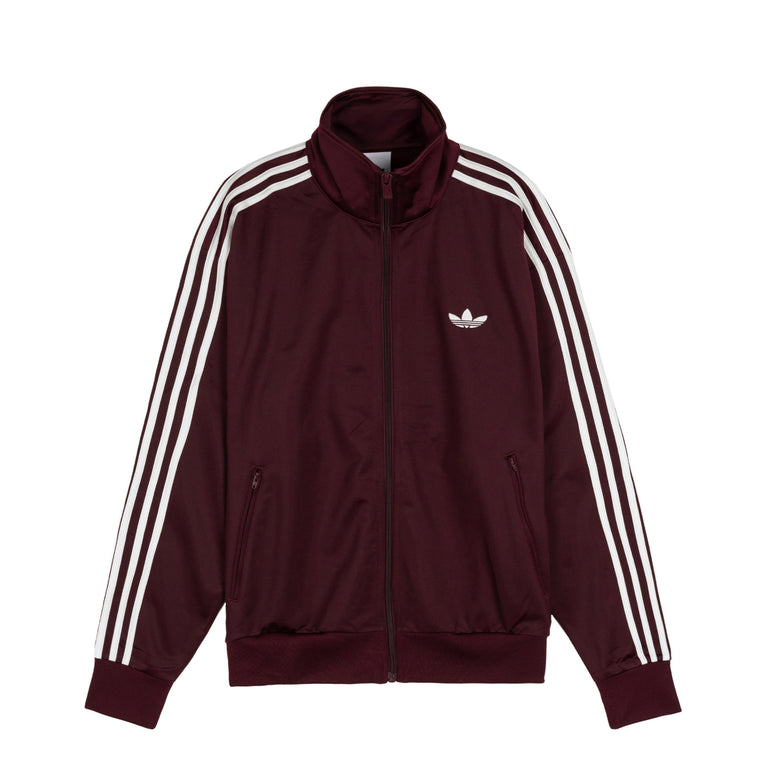 Adidas Firebird Track Top - S / Maroon / Off White
