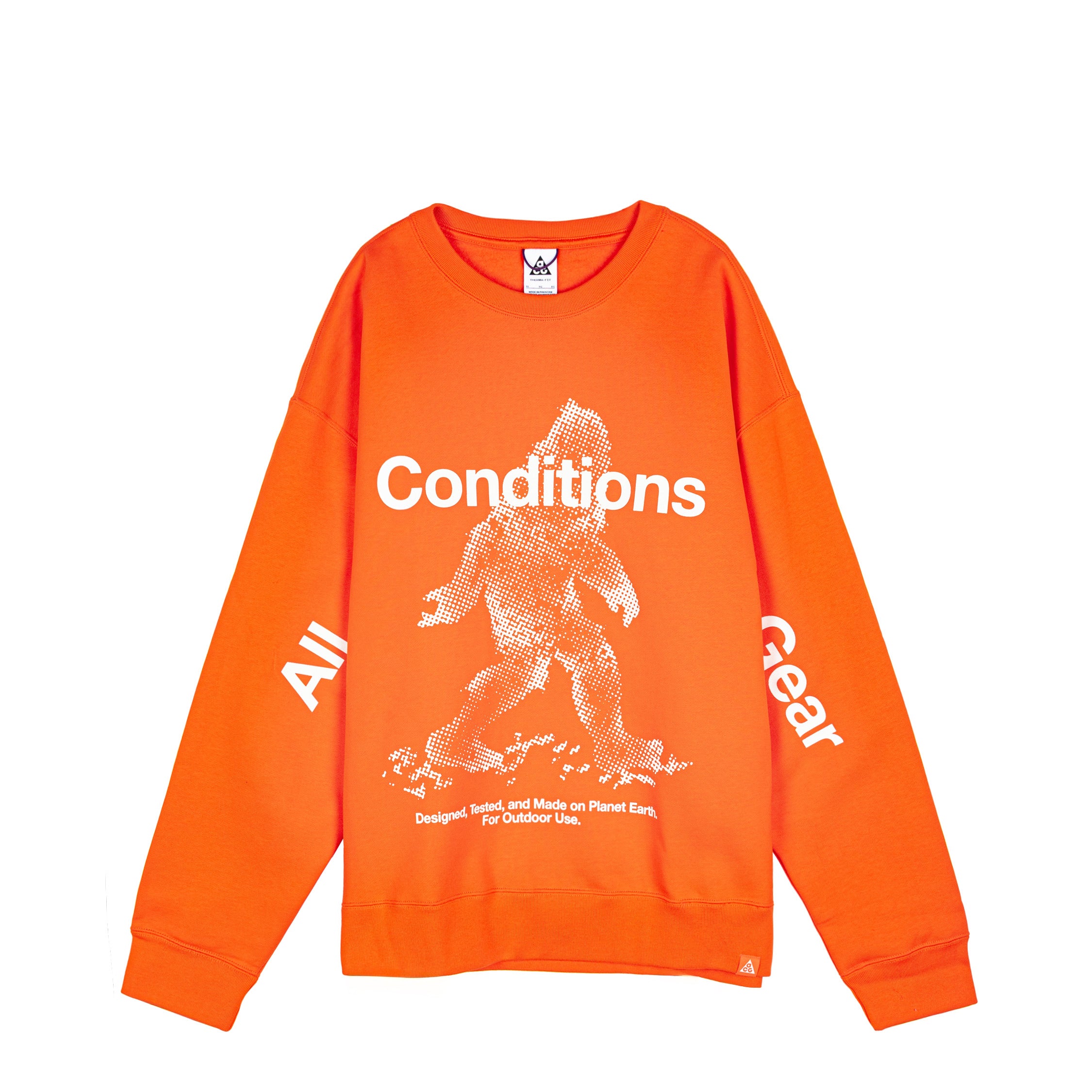 新品未使用【trunc88】Fleek Sweat Tops Nike ACG Tuff Fleece Therma-Fit Crew-Neck Sweatshirt | Apparel