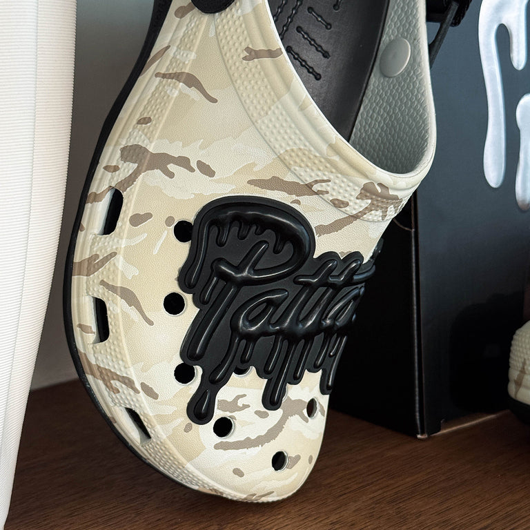 Crocs x Patta Classic Clog EXP onfeet
