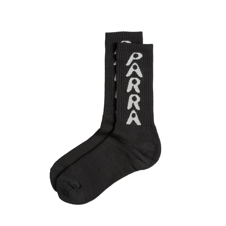 By Parra Hole Logo Crew Socks