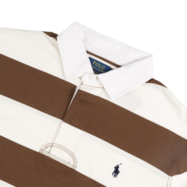 Polo Ralph Lauren The Iconic Rugby Shirt (Pale Russet / Trophy Cream)