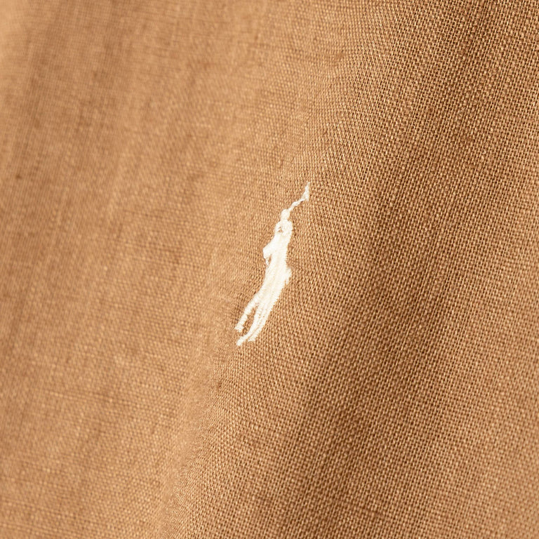 Polo Ralph Lauren Custom Fit Linen Shirt - XXL / RL Brown - 3