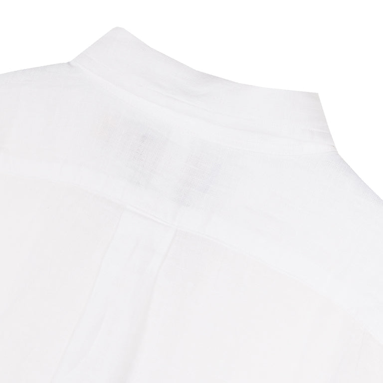 Polo Ralph Lauren Custom Fit Linen Shirt - L / White - 5