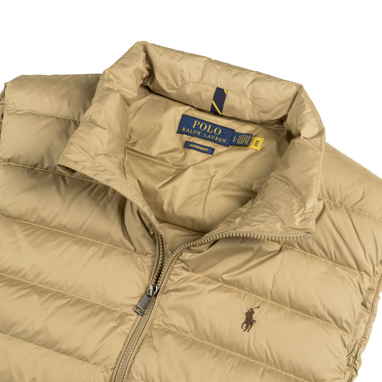 Polo Ralph Lauren The Colden Packable Down Gilet (Khaki)