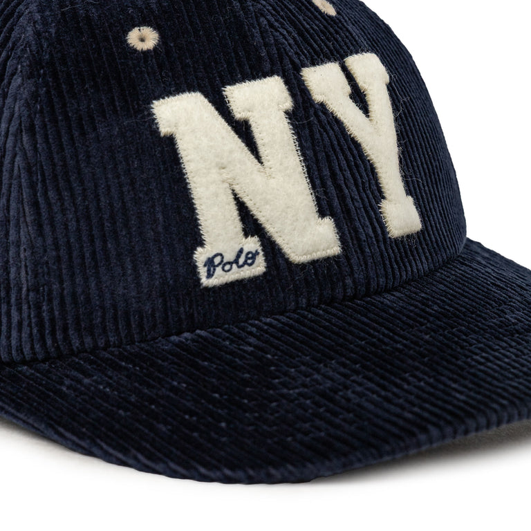 Polo Ralph Lauren NY Logo Corduroy Ball Cap - 2
