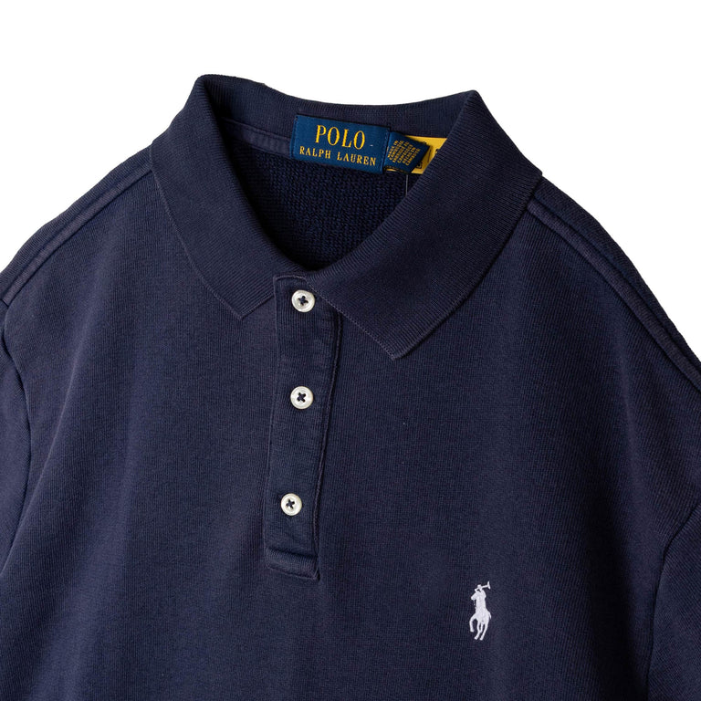 Polo Ralph Lauren French Terry Polo Shirt - S / Newport Navy - 2