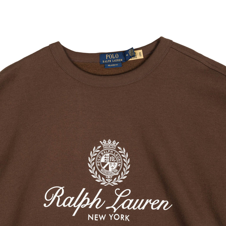 Polo Ralph Lauren Fleece Graphic Sweatshirt - L / Branch Brown - 2