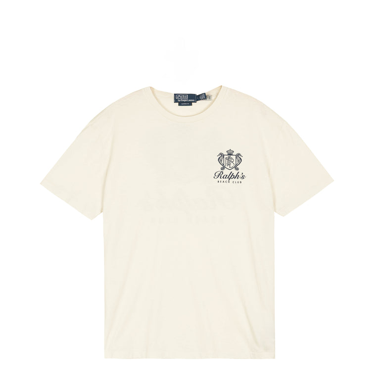 Polo Ralph Lauren Jersey Graphic T-Shirt - L / Deckwash White - 2