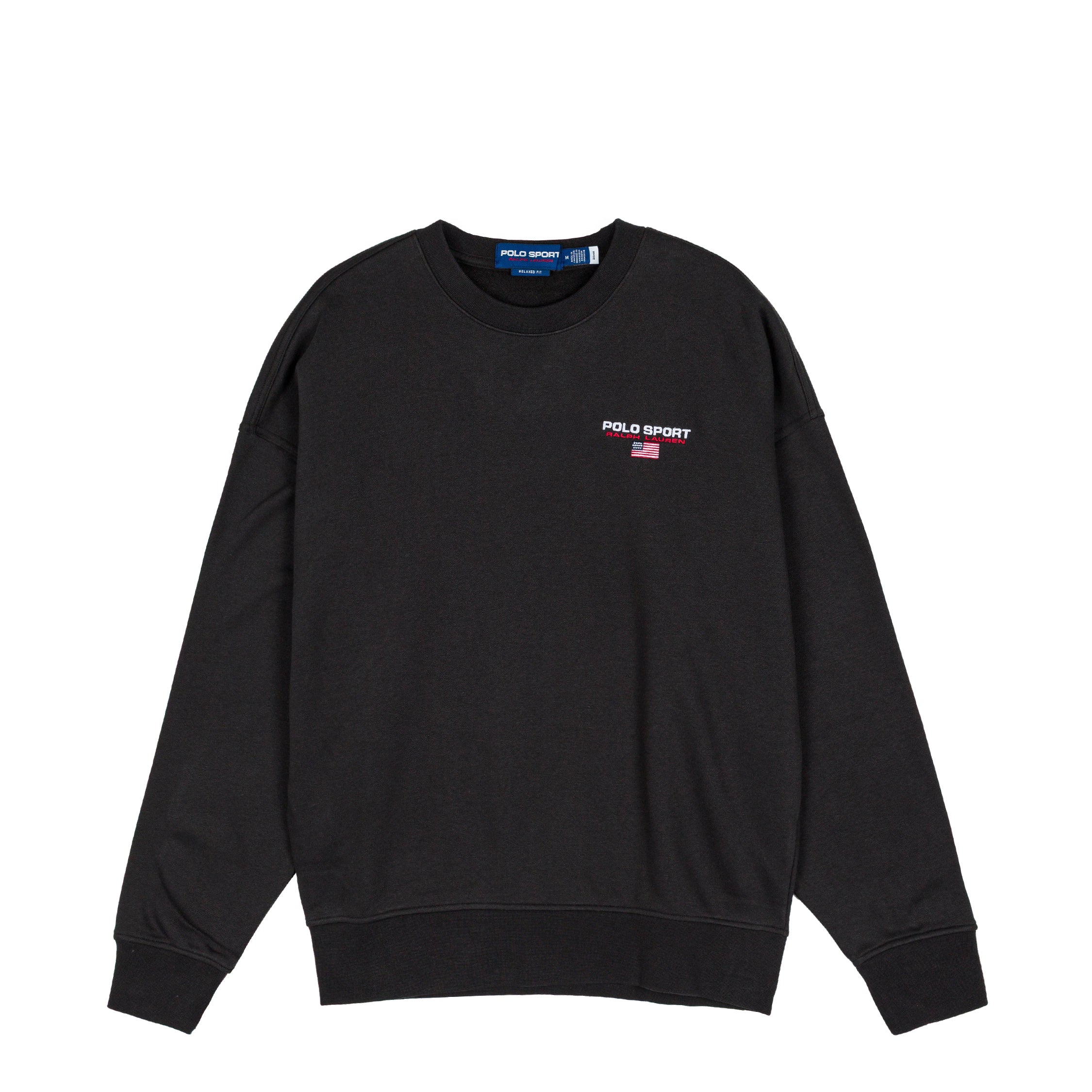 POLO SPORT クルーネックスウェットブラックXL Polo Ralph Lauren Polo Sport Fleece Quarter-Zip Sweatshirt