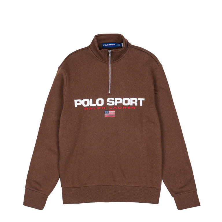 Polo Ralph Lauren Polo Sport Fleece Quarter-Zip Sweatshirt - XXL / Pale Russet - 1