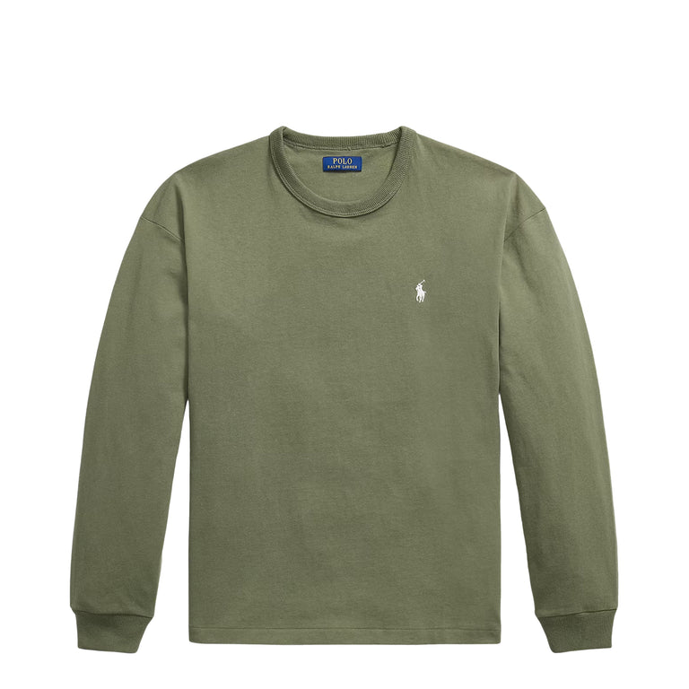 Polo Ralph Lauren Long Sleeve Knit T-Shirt - S / Cruise Olive - 1