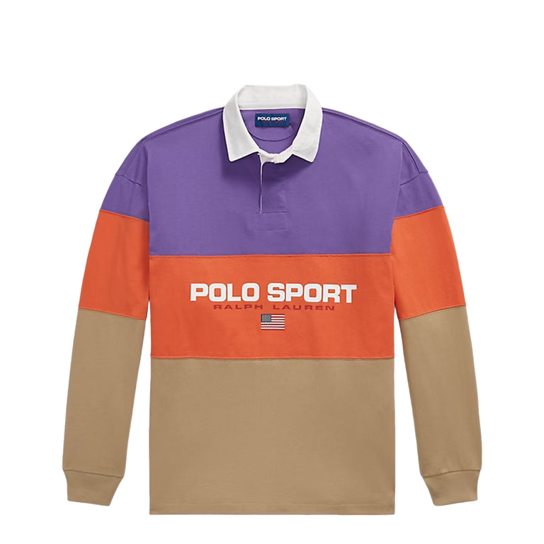 Polo Ralph Lauren Polo Sport Knit Rugby Pullover - S / Purple Lilac Multi - 1