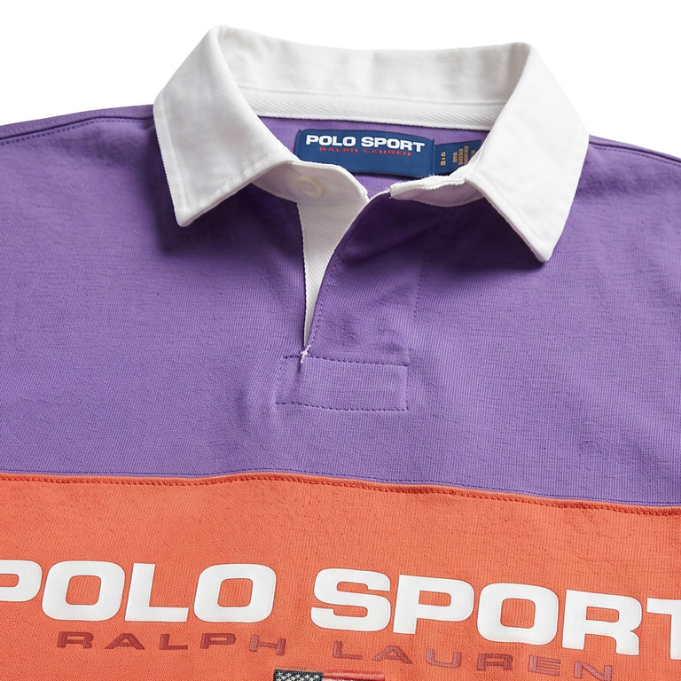 Polo Ralph Lauren Polo Sport Knit Rugby Pullover - S / Purple Lilac Multi - 3