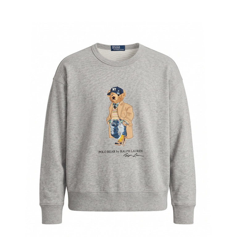 Polo Ralph Lauren Vintage Fit Polo Bear Fleece Sweatshirt - XXL / Andover Heather - 1