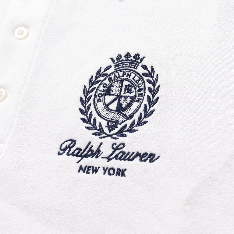 Polo Ralph Lauren Relaxed Fit Logo Collared Sweatshirt - S / Trophy Cream - 3
