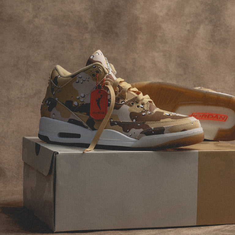 Nike Wmns Air Jordan 3 Retro *Desert Camo* onfeet