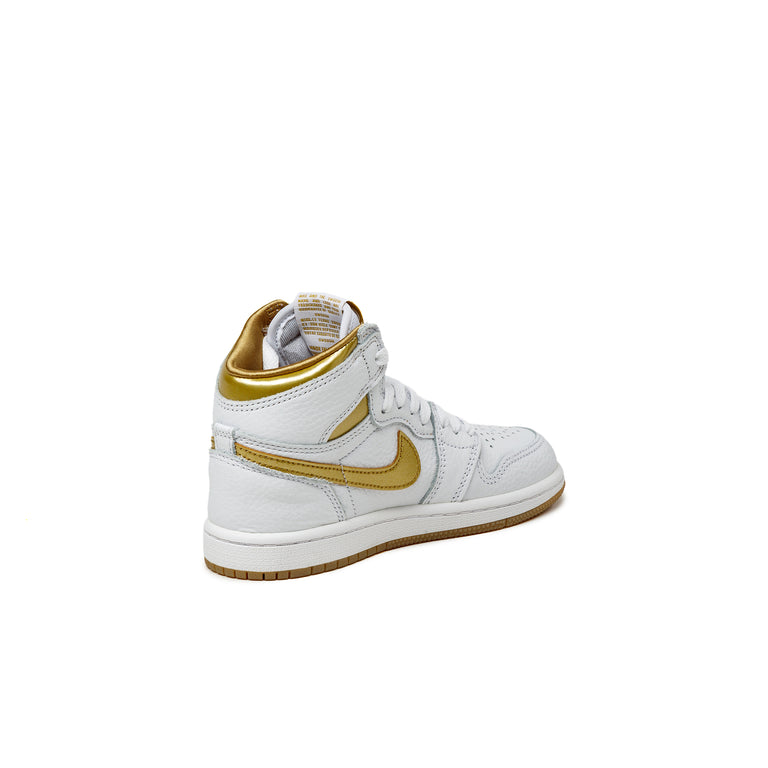 Nike Air Jordan 1 Retro High OG *White and Gold* *PS*