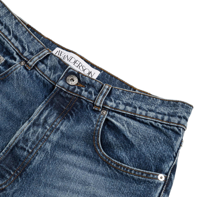 JW Anderson Cropped Straight Leg Jeans