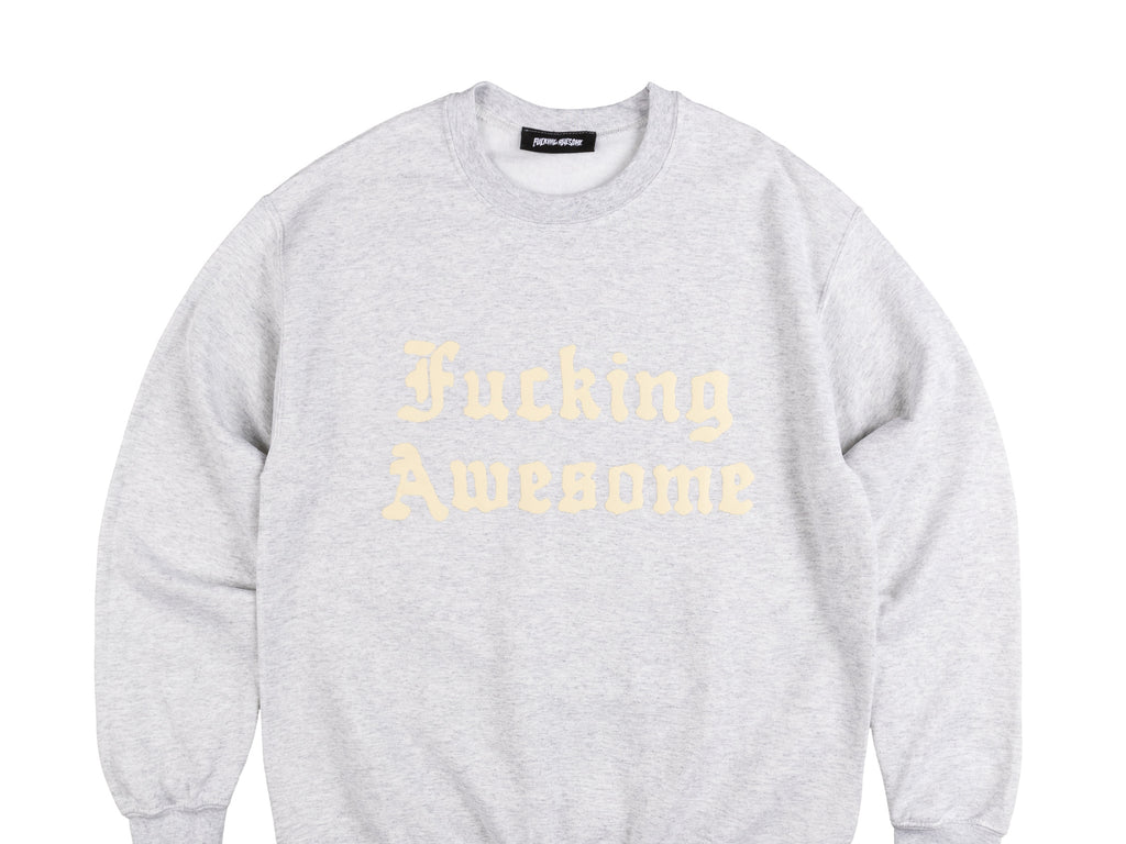 Fucking Awesome Ancient Script Crewneck | Apparel » Buy online now!