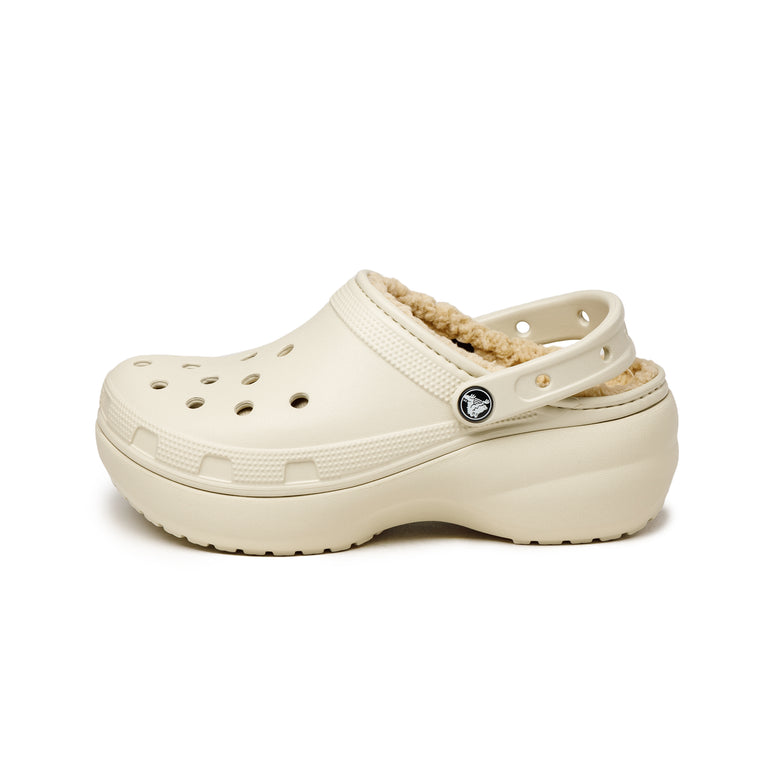 White crocs w fur new arrivals