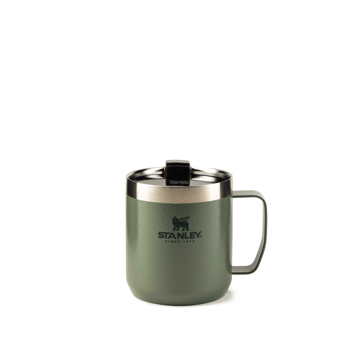 Stanley Classic Camp Mug – Thermobecher, Hält 1,5h Heiß / 3h Kalt, BPA-frei, Spülmaschinenfest, Edelstahl